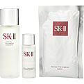 Sk Ii First Experience Kit- 2.5 oz Facial Treatment Essence, Single Sheet Mask, Mini Facial Treatment Clear Lotion Water 1 oz for unisex
