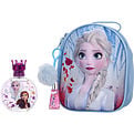 Frozen 2 Disney Eau De Toilette Spray 3.4 oz & Lipgloss & Case for women