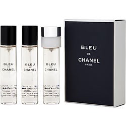 Chanel Bleu De Chanel Eau De Parfum Refillable Travel Spray 3x20ml 3x20ml  buy in United States with free shipping CosmoStore