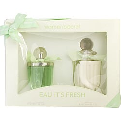 Women'Secret Eau It's Fresh Eau De Toilette Spray 3.4 oz & Body Lotion 6.7  oz