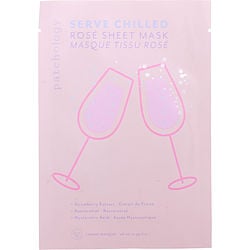 Patchology Ros?? Facial Sheet Masks - Hydrating Face Treatment With Hyaluronic Acid & Resveratrol, 2 Pairs