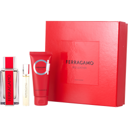 Ferragamo Red Leather