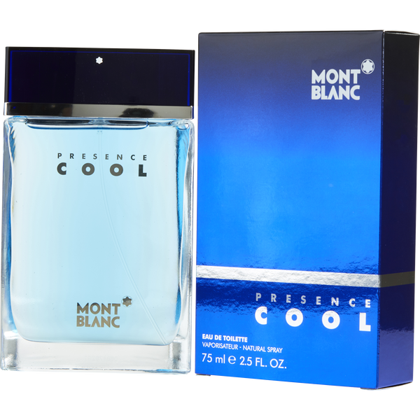 Mont Blanc Presence Cool by Mont Blanc, Eau De Toilette Spray 2.5 oz