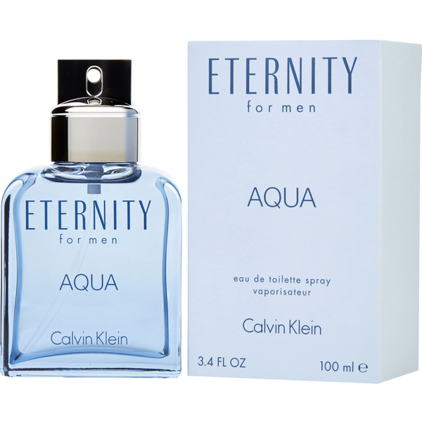 Eternity Aqua Eau De Toilette Spray 3.4 oz