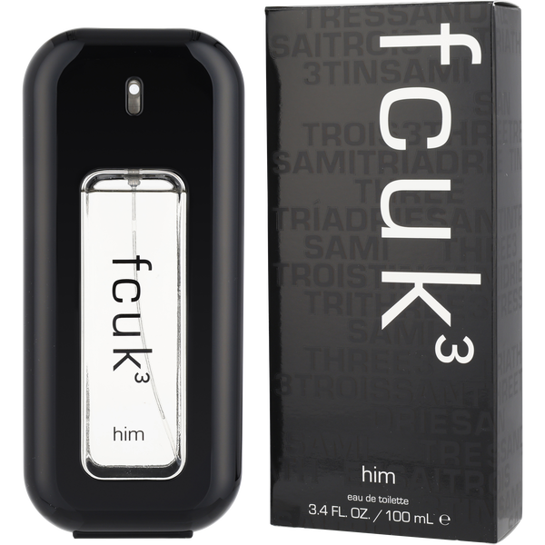 Fcuk 3 Eau De Toilette Spray 3.4 oz