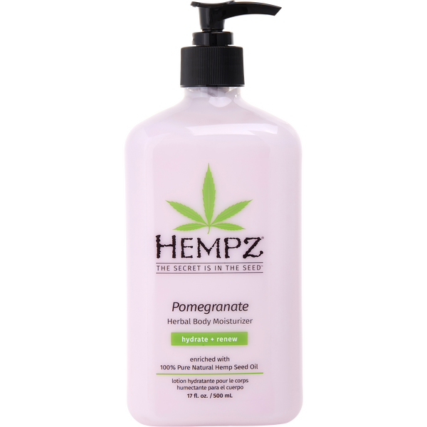 Hempz Pomegranate Herbal Body Moisturizer --500ml/17oz