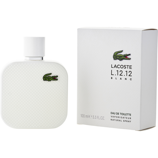 Lacoste L.12.12 Blanc Eau De Toilette Spray 3.3 oz
