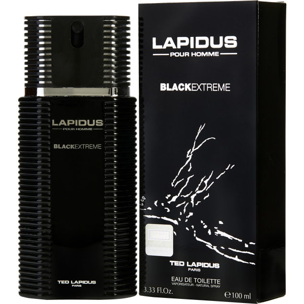 Lapidus Pour Homme Black Extreme by Ted Lapidus, Eau De Toilette Spray 3.3 oz, image 1 of 2