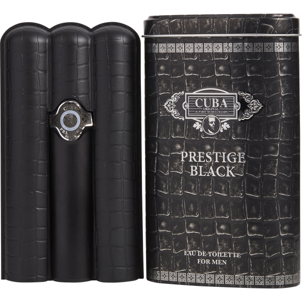 Cuba Prestige Black Eau De Toilette Spray 3 oz