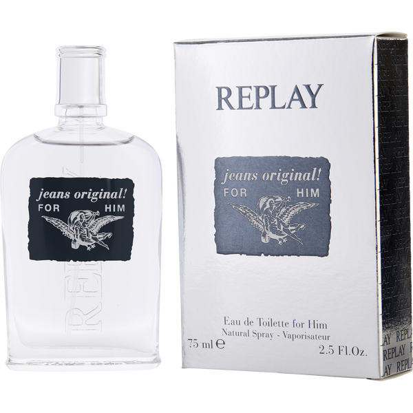 Replay Jeans Original Eau De Toilette Spray 2.5 oz