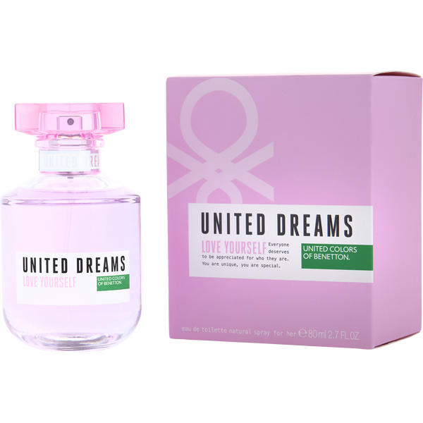 Benetton United Dreams Love Yourself by Benetton, Eau De Toilette Spray 2.7 oz, image 1 of 2