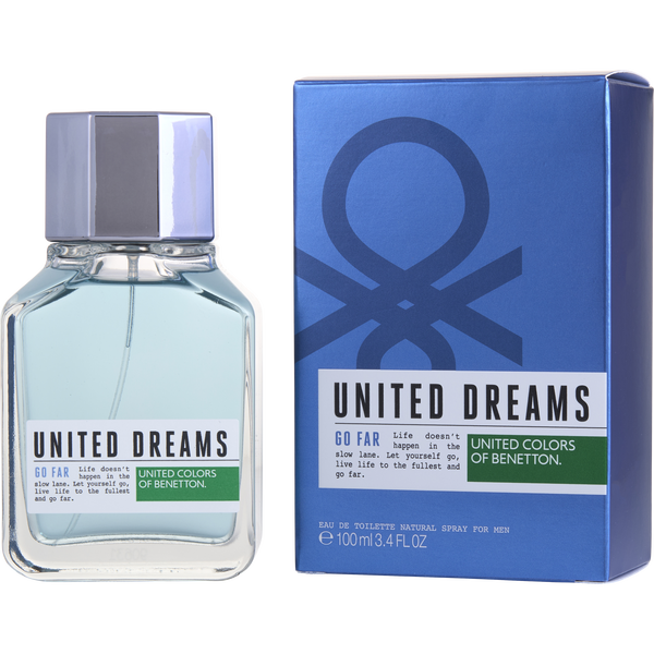 Benetton United Dreams Go Far by Benetton, Eau De Toilette Spray 3.4 oz