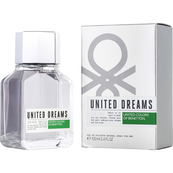 Benetton United Dreams Aim High by Benetton, Eau De Toilette Spray 3.4 oz, image 1 of 2