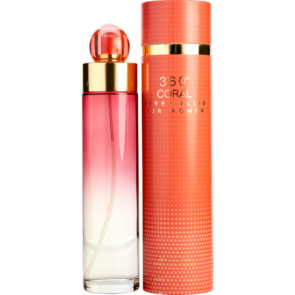 Perry Ellis 360 Coral by Perry Ellis, Eau De Parfum Spray 6.8 oz, image 1 of 2