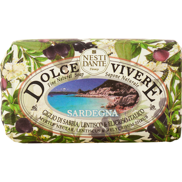 Nesti Dante by Nesti Dante, Dolce Vivere Fine Natural Soap - Sardegna - Myrtle Nectar, Lentiscus & Helycrisum Shrub 250g/8.8oz