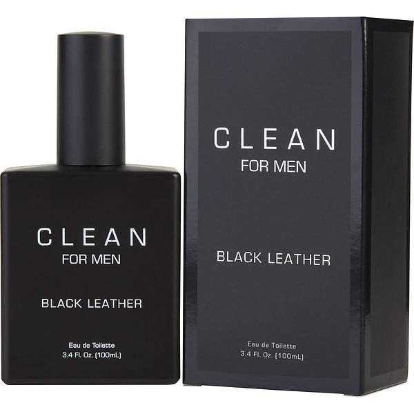Clean Black Leather Eau De Toilette Spray 3.4 oz