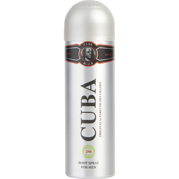 Cuba Black by Cuba, Body Spray 6.6 oz