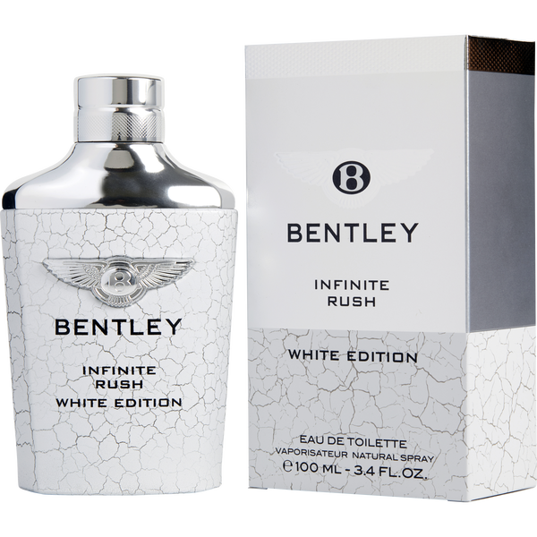 Bentley Infinite Rush Eau De Toilette Spray 3.4 oz (White Edition)