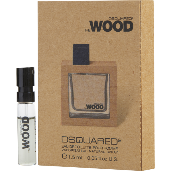 He Wood Eau De Toilette Spray Vial On Card