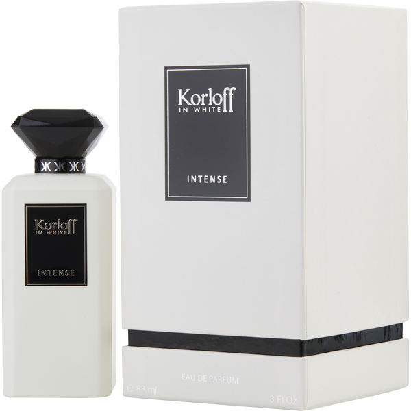 Korloff In White Intense by Korloff, Eau De Parfum Spray 3 oz