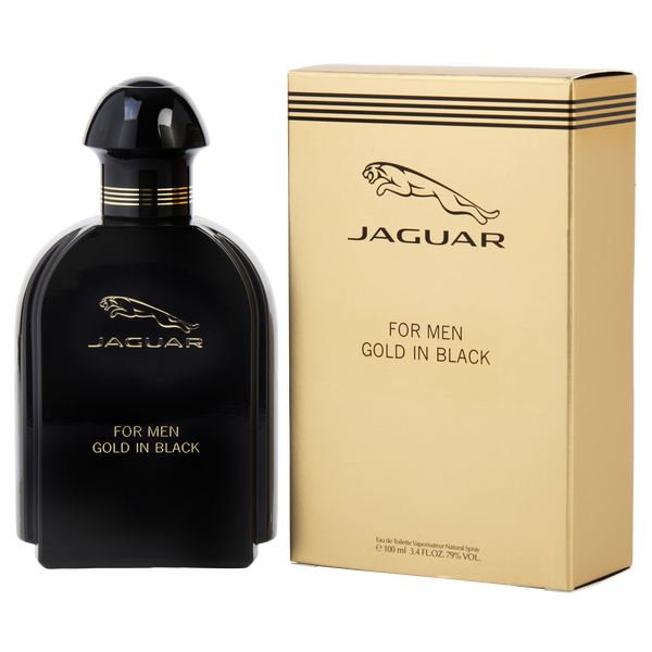 Jaguar Gold In Black by Jaguar, Eau De Toilette Spray 3.4 oz, image 1 of 2