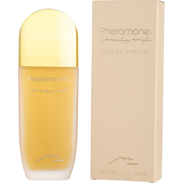 Pheromone by Marilyn Miglin, Eau De Parfum Spray (Gold Cap Bottle) 3.4 oz, image 1 of 2