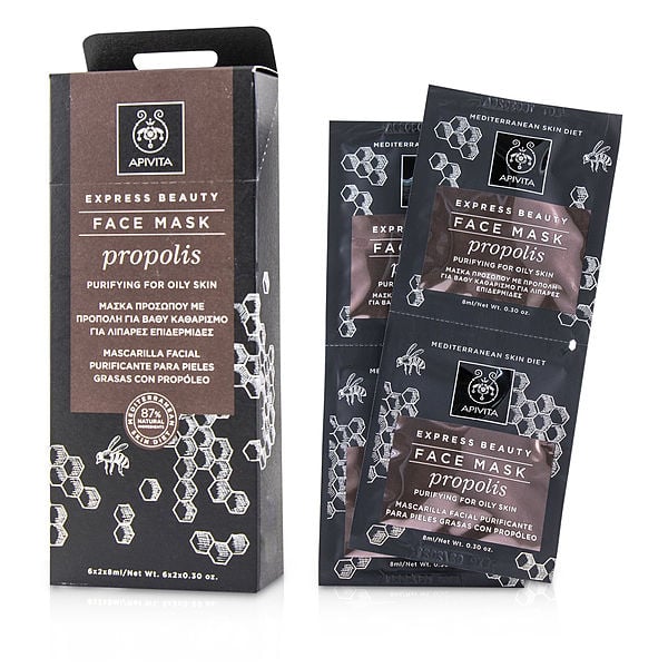 Apivita by Apivita, Express Beauty Face Mask With Propolis (Purifying For Oily Skin) --6x(2x8ml)
