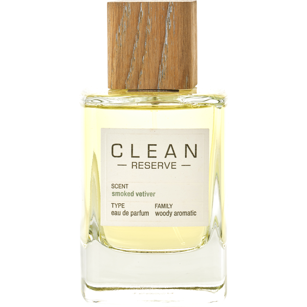 Clean Reserve Smoked Vetiver by Clean, Eau De Parfum Spray 3.4 oz Tester