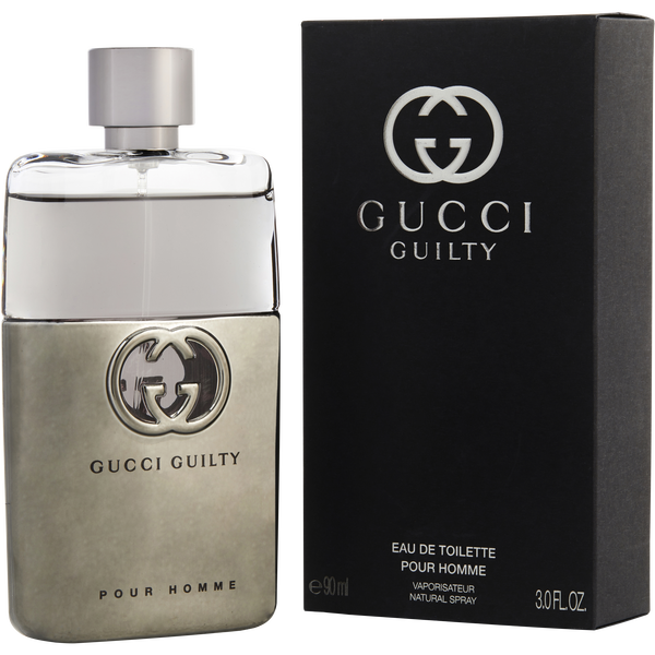 Gucci Guilty Pour Homme Eau De Toilette Spray 3 oz (New Packaging)
