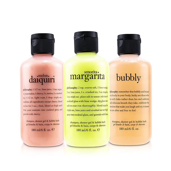 Philosophy by Philosophy, Congrats! 3-Piece Shower Gel Set: 1x Senorita Mrgarita 180ml + Melon Daiquiri 180ml + Bubby 3x180ml/6oz