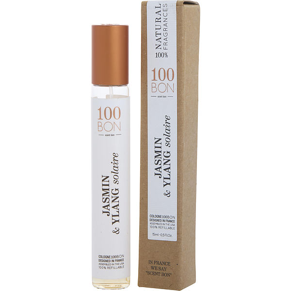 100bon Jasmin & Ylang Solaire by 100bon, Eau De Cologne Refillable Spray 0.5 oz, image 1 of 2
