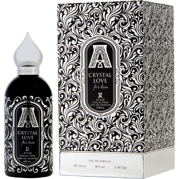 Attar Crystal Love For Him Eau De Parfum Spray 3.4 oz