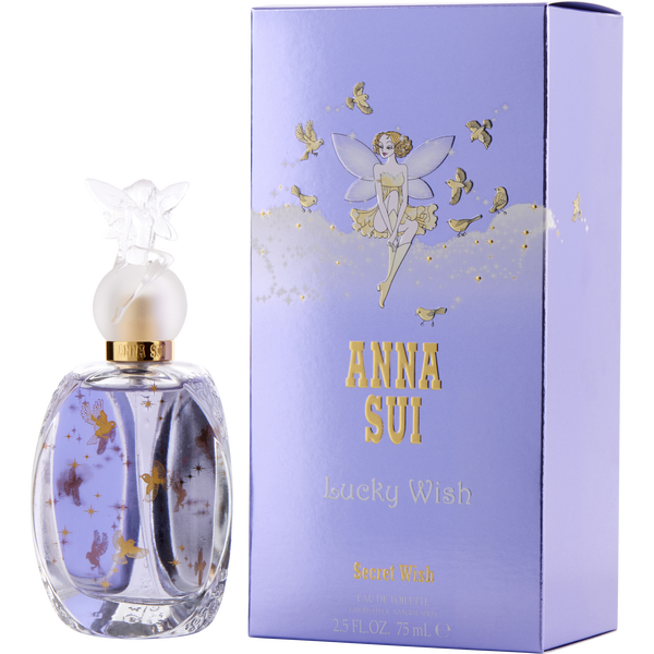 Lucky Wish Secret Wish by Anna Sui, Eau De Toilette Spray 2.5 oz