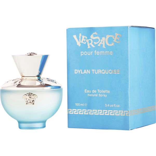 Versace Dylan Turquoise Eau De Toilette Spray 3.4 oz
