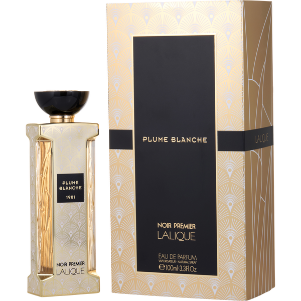 Lalique Noir Premier Plume Blanche 1901 by Lalique, Eau De Parfum Spray 3.3 oz, image 1 of 2