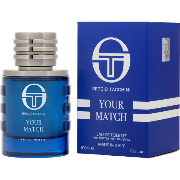 Sergio Tacchini Your Match Eau De Toilette Spray 3.3 oz
