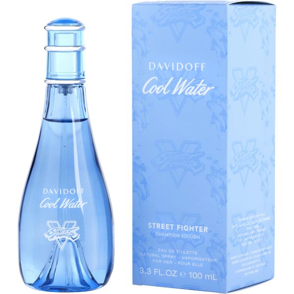 Cool Water Summer by Davidoff, Eau De Toilette Spray (Street Fighter Champion Edition 2021) 3.3 oz, image 1 of 2