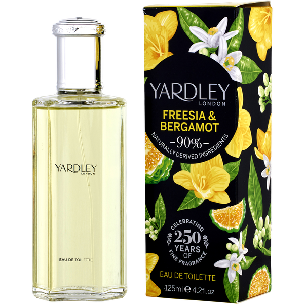 Yardley Freesia & Bergamot Eau De Toilette Spray 4.2 oz