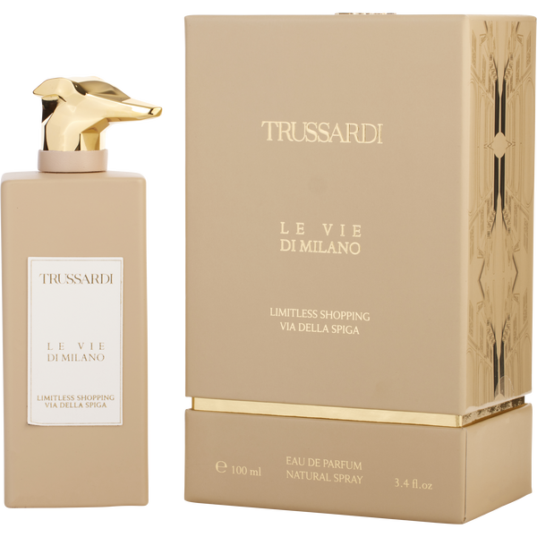 Trussardi Limitless Shopping Via Della Spiga by Trussardi, Eau De Parfum Spray 3.4 oz, image 1 of 2