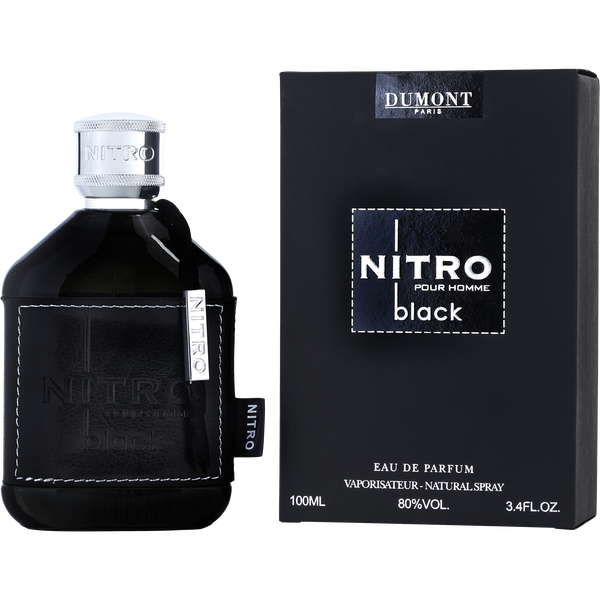 Nitro Black Pour Homme by Dumont Paris, Eau De Parfum Spray 3.4 oz, image 1 of 2