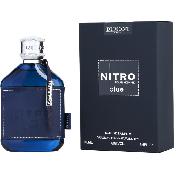 Nitro Blue Pour Homme by Dumont Paris, Eau De Parfum Spray 3.4 oz, image 1 of 2