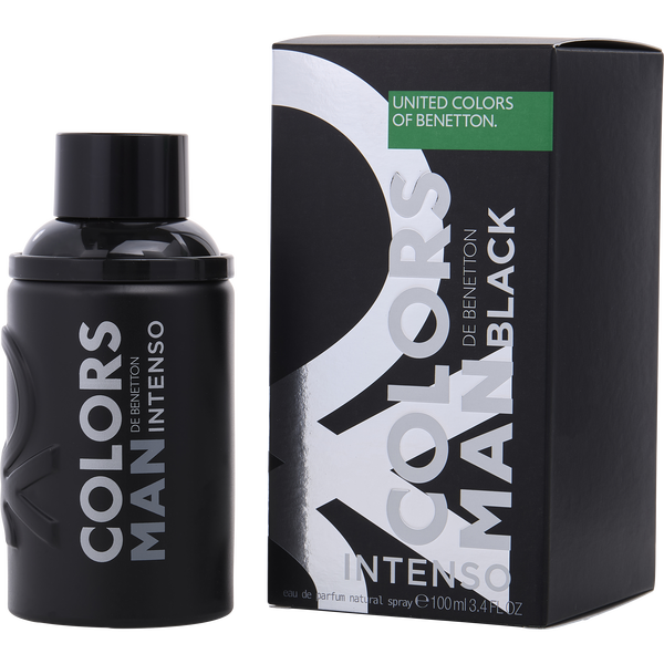 Colors De Benetton Black Intenso by Benetton, Eau De Parfum Spray 3.4 oz, image 1 of 2