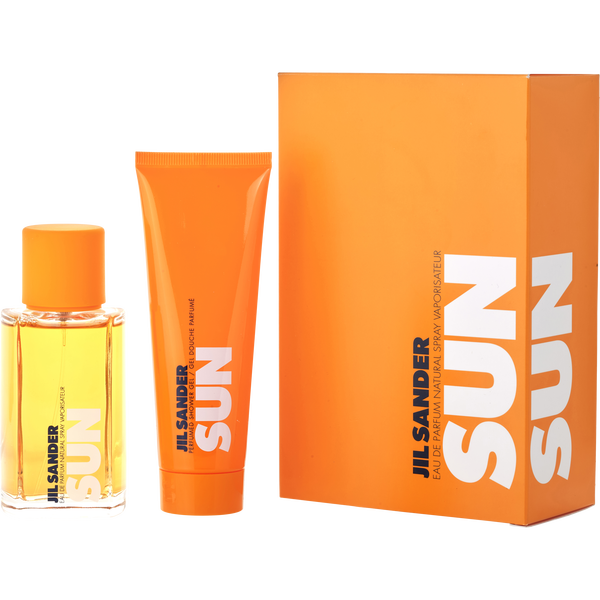 Jil Sander Sun Eau De Parfum Spray 2.5 oz & Shower Gel 2.5 oz
