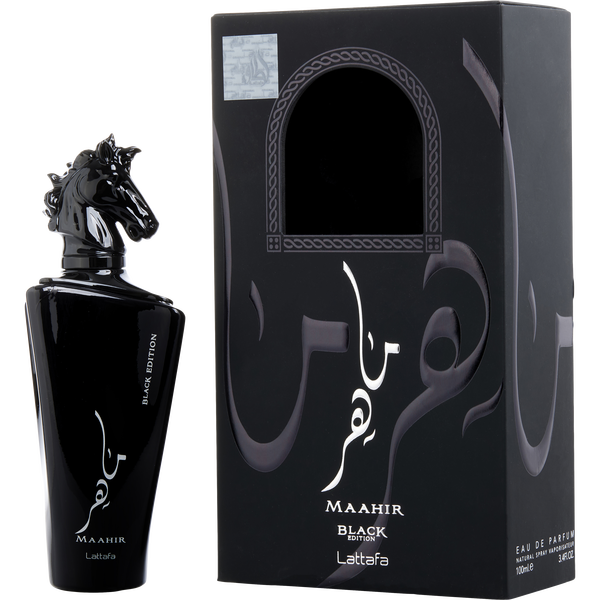 Lattafa Maahir Black Edition by Lattafa, Eau De Parfum Spray 3.4 oz, image 1 of 2