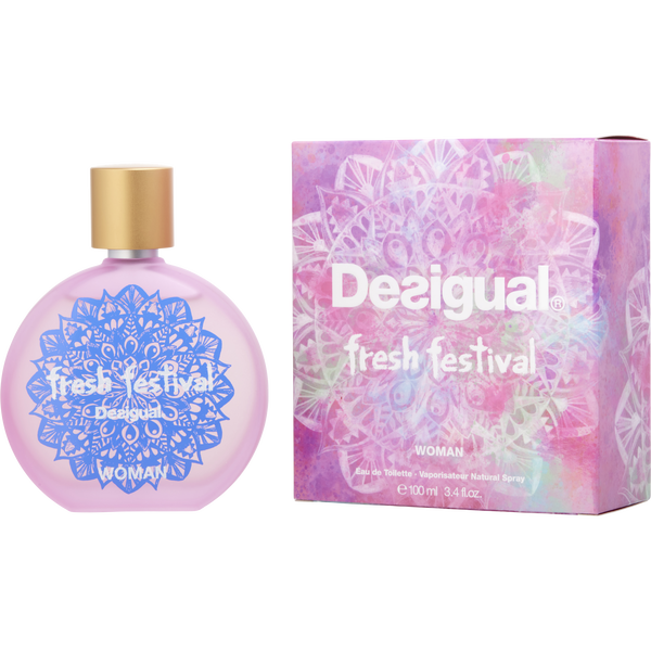 Desigual Fresh Festival by Desigual, Eau De Toilette Spray 3.4 oz, image 1 of 2