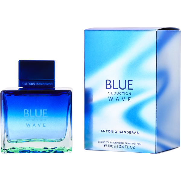 Blue Seduction Wave by Antonio Banderas, Eau De Toilette Spray 3.4 oz, image 1 of 2