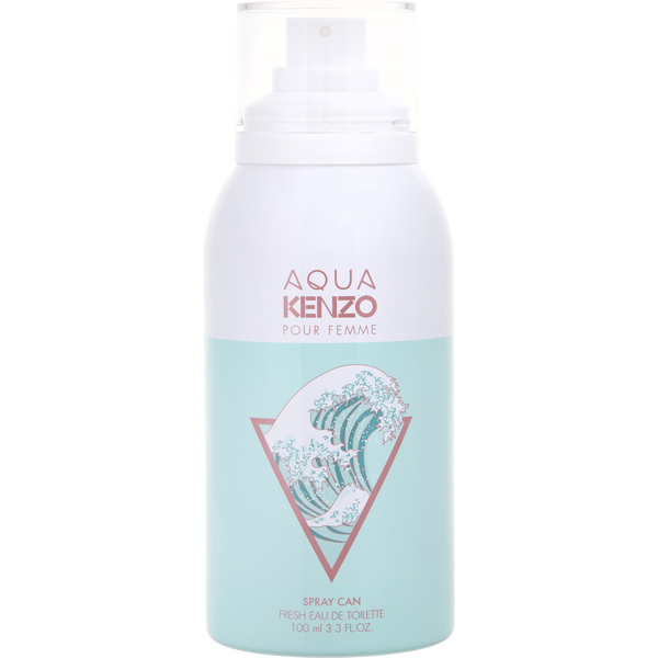 Kenzo Aqua Fresh Spray Can Eau De Toilette Spray 3.4 oz