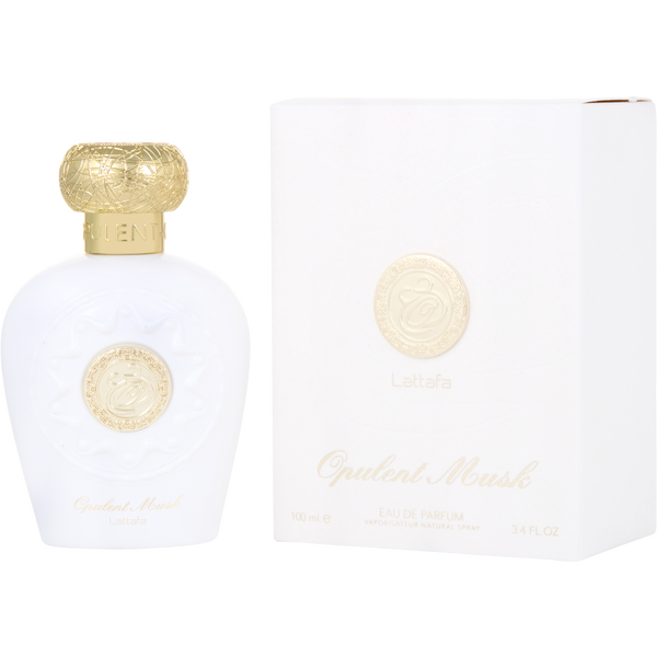 Lattafa Opulent Musk by Lattafa, Eau De Parfum Spray 3.4 oz, image 1 of 2