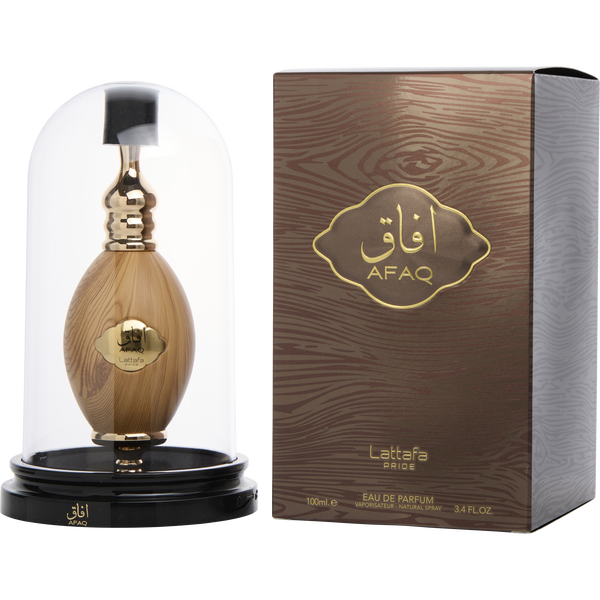 Lattafa Pride Afaq Gold by Lattafa, Eau De Parfum Spray 3.4 oz, image 1 of 2