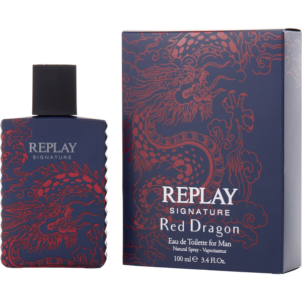 Replay Signature Red Dragon by Replay, Eau De Toilette Spray 3.4 oz, image 1 of 2